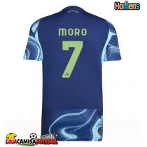 Camisa de Futebol Ajax Raul Moro #7 Equipamento Secundário 2025-26 Manga Curta